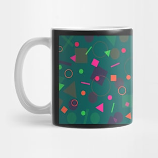 Colorful geometric shapes Pattern Mug